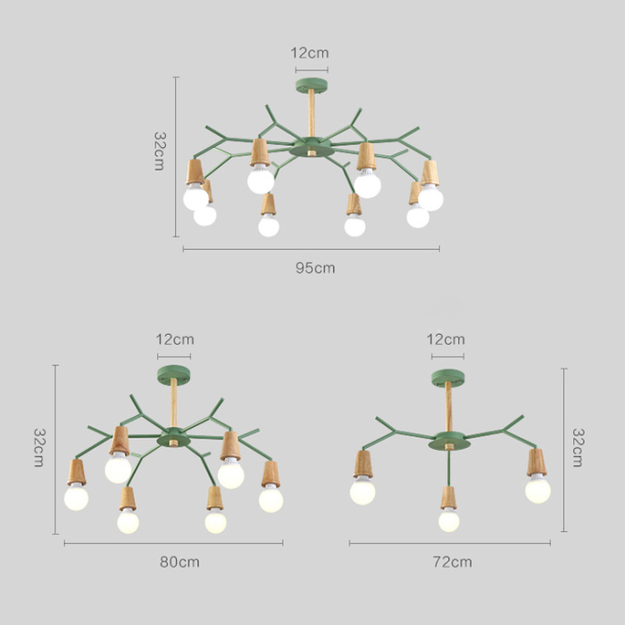 Потолочная люстра LES COLOR D72 Yellow ImperiumLoft