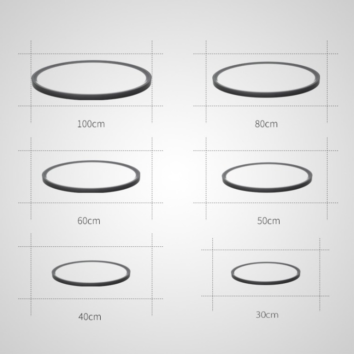 Потолочный светильник EXTRASLIM D60 Black ImperiumLoft
