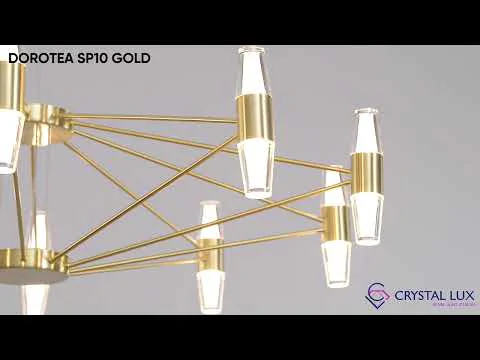 Люстра Crystal Lux DOROTEA SP10 GOLD