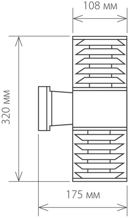 Уличный настенный светильник Elektrostandard 1407 4690389067679