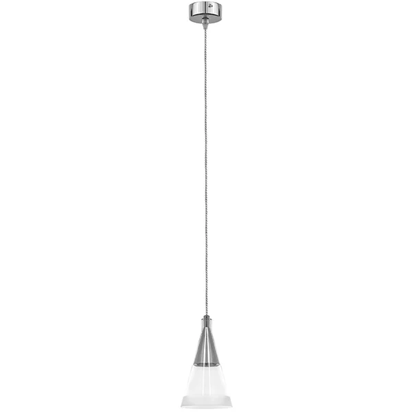 Светильник подвесной CONE 1х40W GU10 ХРОМ (в комплекте) 757019 (MD7938-1A )