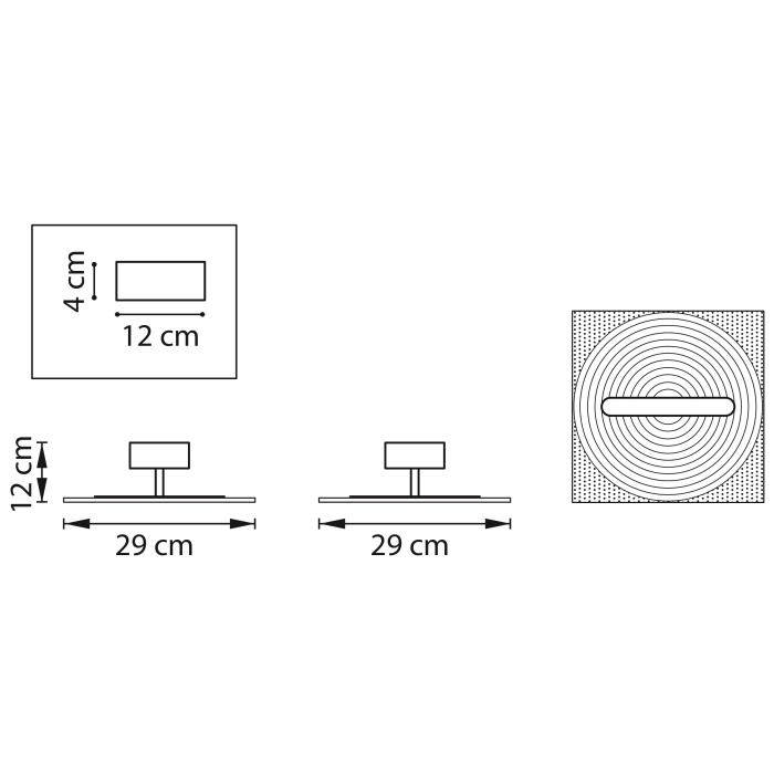 Потолочный светильник Acrile Lightstar 738043
