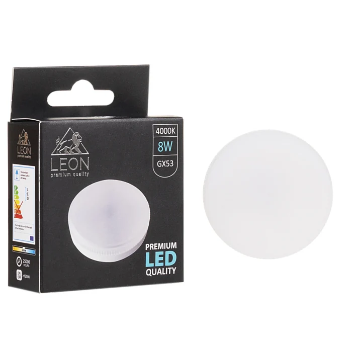 Светодиодная лампа Leon LE-GX53-8W-4000K