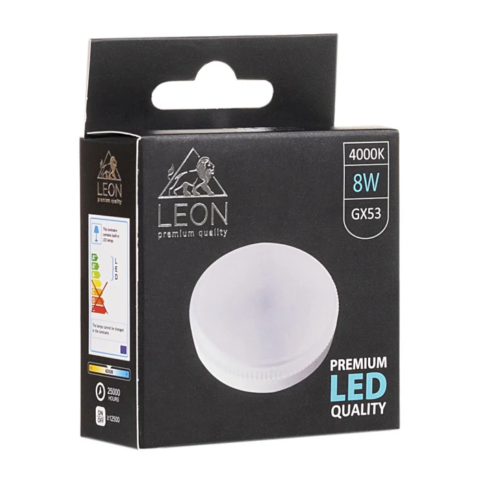 Светодиодная лампа Leon LE-GX53-8W-4000K