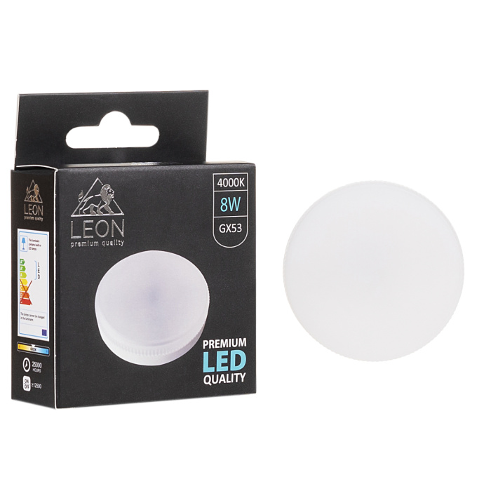 Светодиодная лампа Leon LE-GX53-8W-4000K