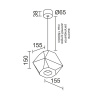 Подвесной светильник Ledron RUBIK Wooden Lamp