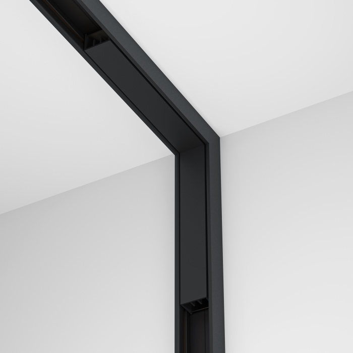 Коннектор питания угловой внутренний Basity, черный Maytoni TRA172ICPC-1B