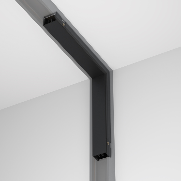 Коннектор питания угловой внутренний Basity, черный Maytoni TRA172ICPC-1B