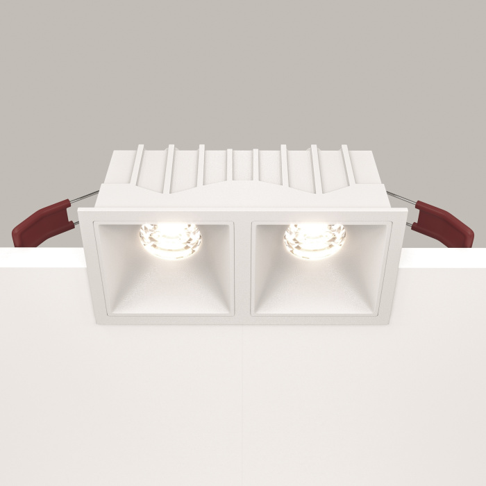 Встраиваемый светильник Maytoni Alfa LED DL043-02-10W4K-D-SQ-W