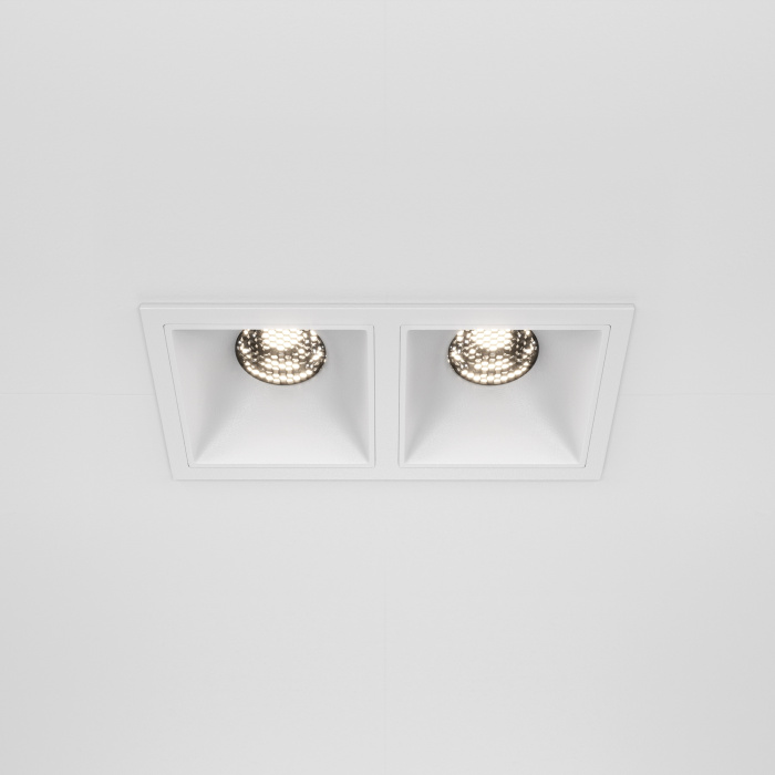 Встраиваемый светильник Maytoni Alfa LED DL043-02-10W4K-D-SQ-W