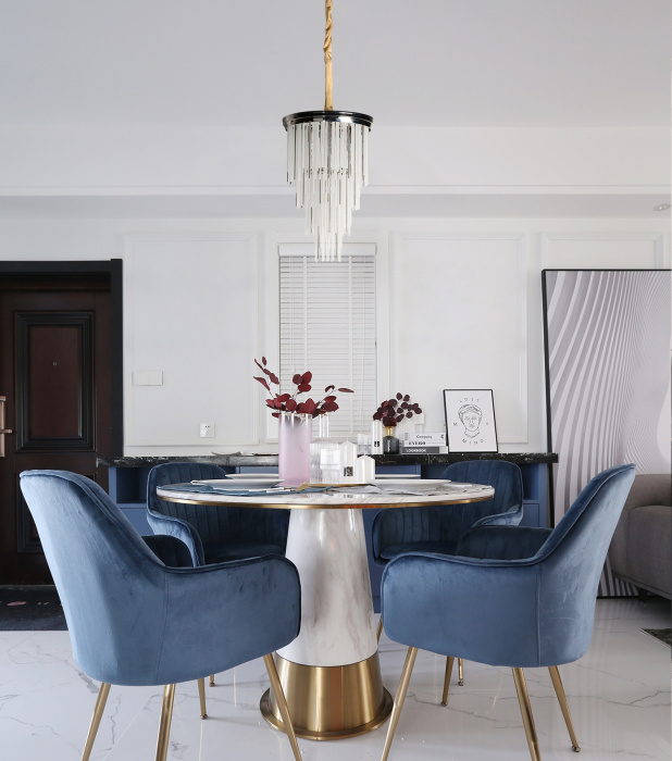 Подвесная люстра Delight Collection BRCH9122 BRCH9122-5 chrome