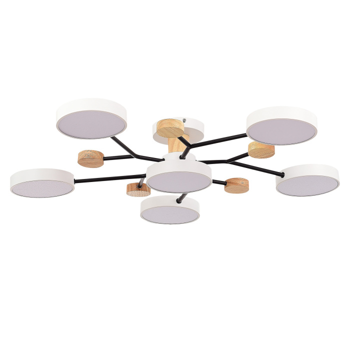 Светильник потолочный Белый/Белый LED 6*12W 3000K/4500K/6000K SLE6006-502-06