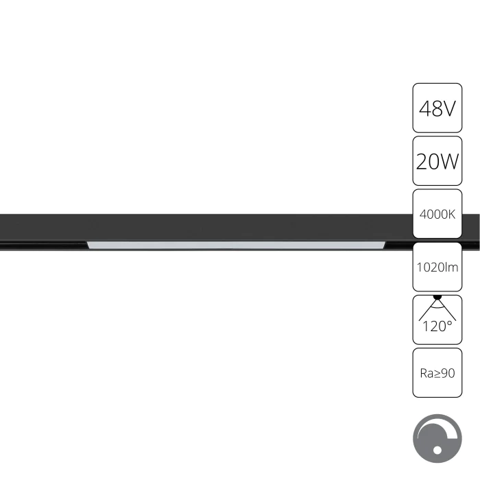 Магнитная трековая система Arte Lamp LINEA A4683PL-1BK