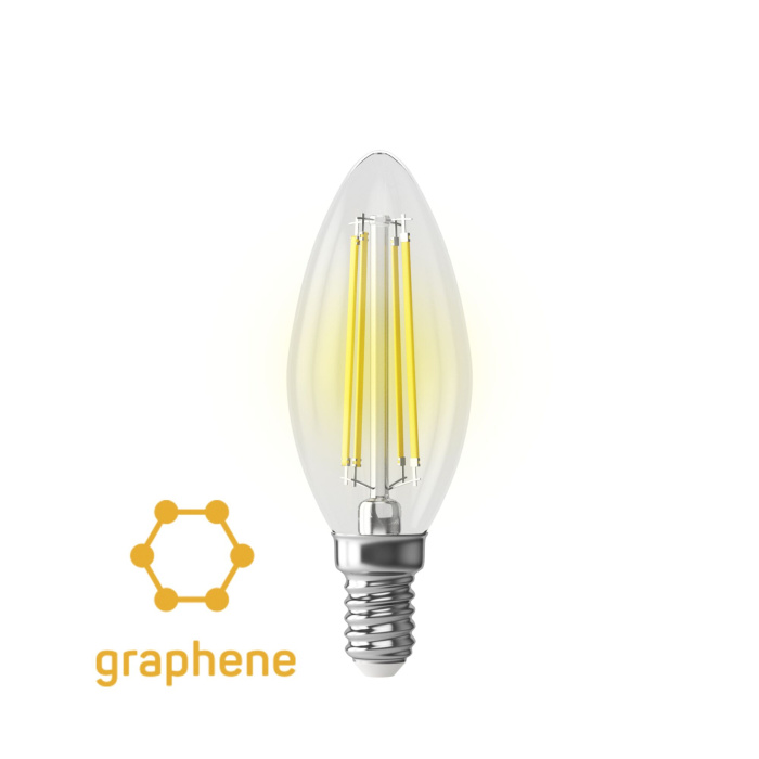 Светодиодная лампа Voltega Candle 9W Graphene 7135