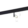 Магнитный трековый светильник Белый LED 1*8W 3000K 550Lm Ra>90 36° IP20 D42xH135 48VV ST808.536.08