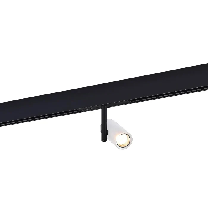 Магнитный трековый светильник Белый LED 1*8W 3000K 550Lm Ra>90 36° IP20 D42xH135 48VV ST808.536.08