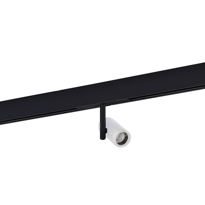 Магнитный трековый светильник Белый LED 1*8W 3000K 550Lm Ra>90 36° IP20 D42xH135 48VV ST808.536.08