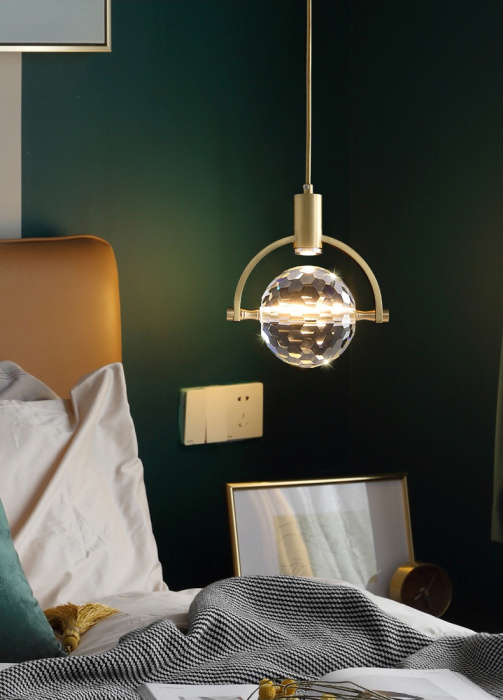 Подвесной светильник Delight Collection 2121 2121P/A brass/clear