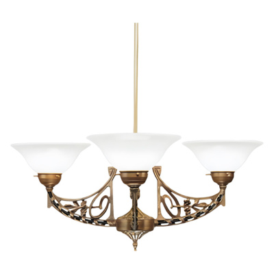 Люстра на штанге Berliner Messinglampen D53-22opB