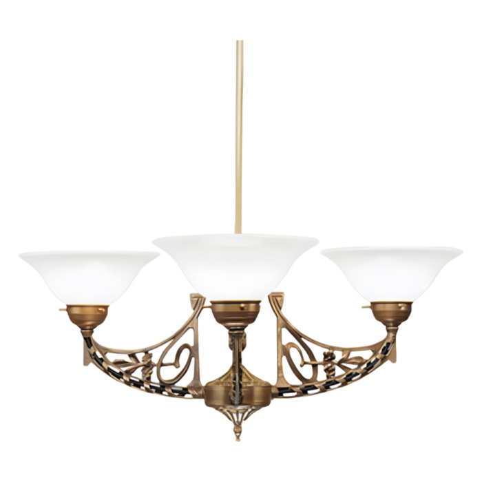 Люстра на штанге Berliner Messinglampen D53-22opB