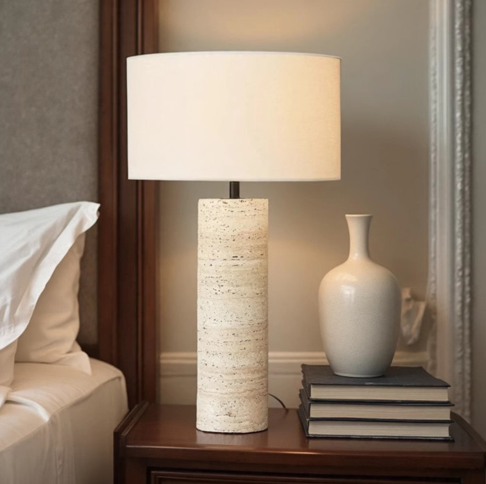 Настольная лампа Delight Collection Stone Table Lamp 5003T travertine