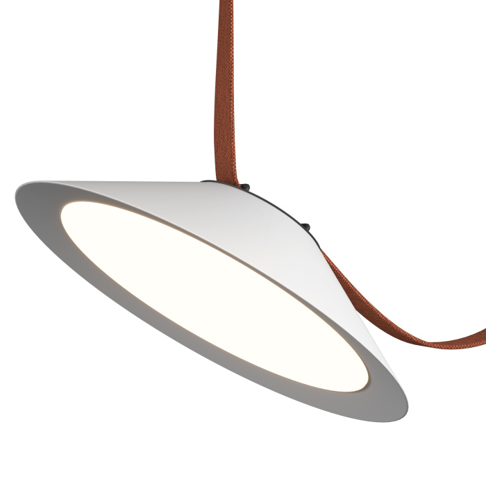Светильник трековый Белый LED 1*12W 3000K 680Lm Ra90 120 IP20 D300xH71 48V ST454.536.12