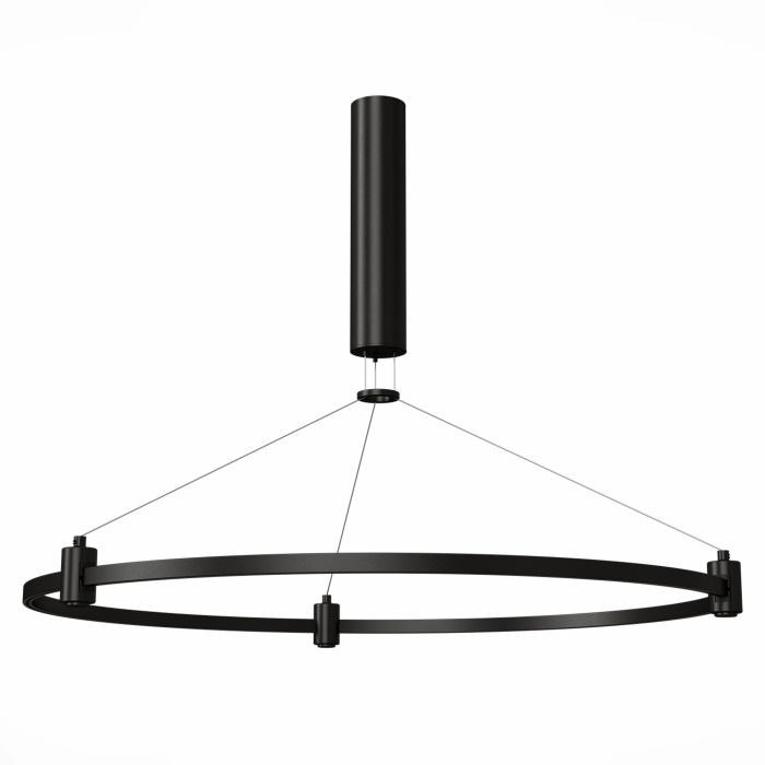 Шинопровод-кольцо FARM с подвесами и основанием под блок питания ST-Luce Черный ST025.403.00