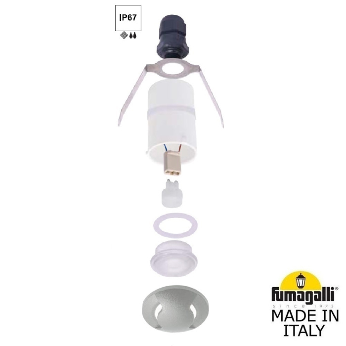 Уличный встраиваемый светильник FUMAGALLI TERESA 2L 2L2.000.000.LXZ1L