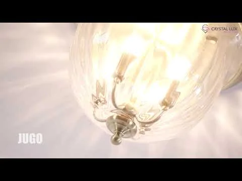 Светильник потолочный Crystal Lux JUGO PL4 BRONZE/TRANSPARENTE