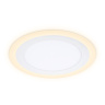 Встраиваемый cветодиодный светильник с подсветкой Ambrella light DCR376