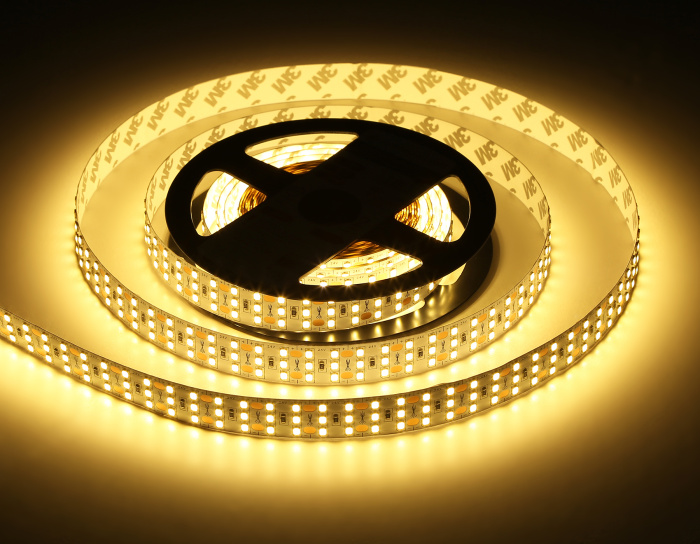 Светодиодная лента трехрядная Ambrella Light GS3901 2835 324Led /26W m/ 24V IP20 3000K 5m Ambrella light GS3901