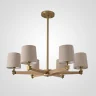 Люстра на штанге ImperiumLoft Stavra Jorgenson Beige/Light Wood 203573-26