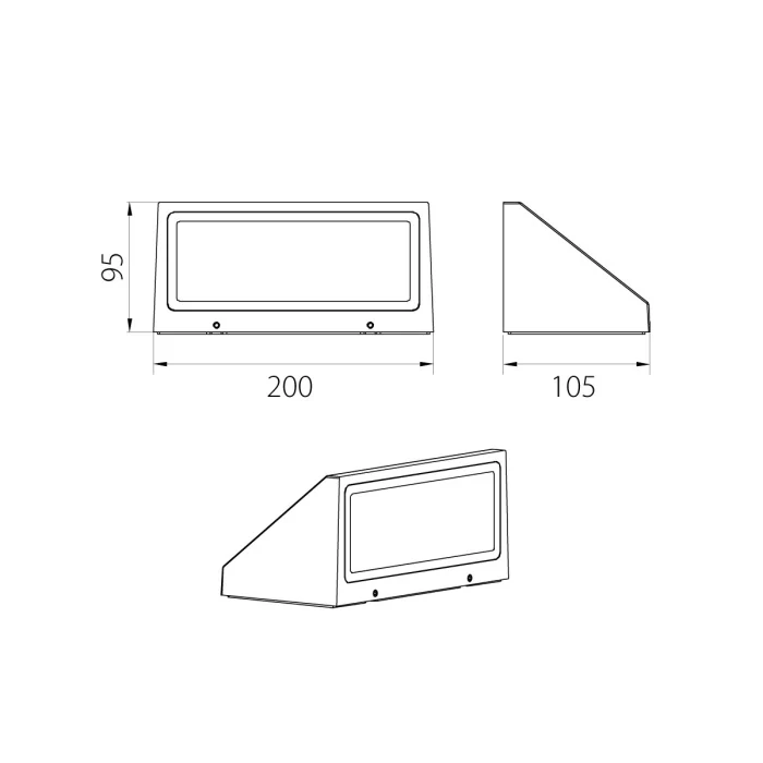 Настенный фонарь Natural Concepts Dwell NC-003054-SB
