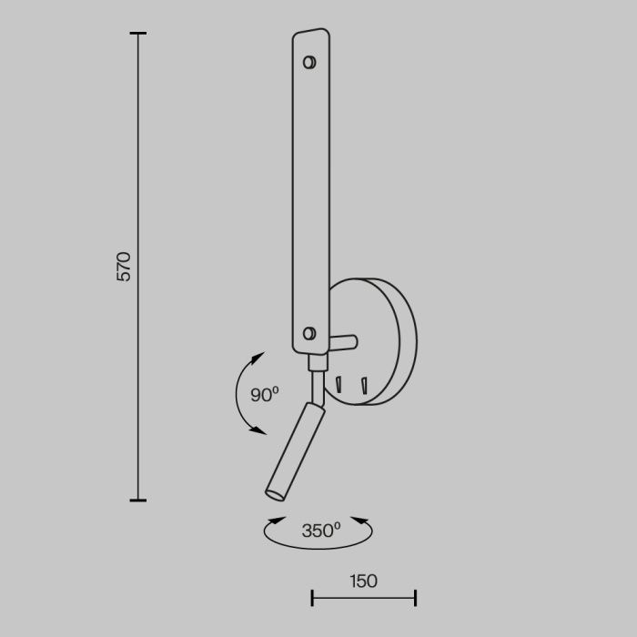 Бра Maytoni Combo MOD214WL-L8W3K