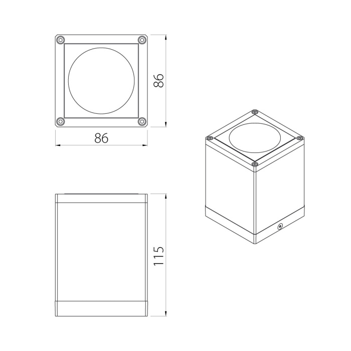 Потолочный фонарь Natural Concepts Dwell NC-133474-DG