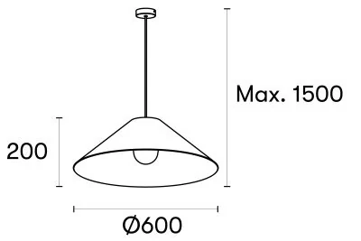 Подвесной светильник Leds C4 CARIBE D600мм
