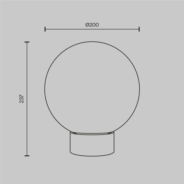Настольная лампа Maytoni Basic form MOD321TL-01G3