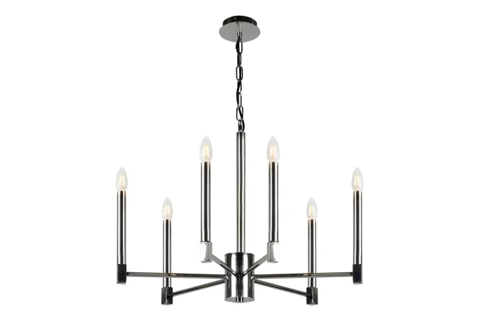 Подвесная люстра iLamp MiMi S101/6 Хром