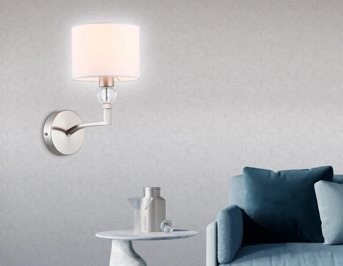 Настенный светильник с абажуром и хрусталем Ambrella light LH71125