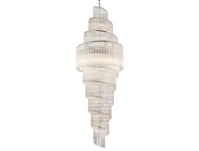 Каскадная люстра Newport Amanda 8954/C nickel М0067867