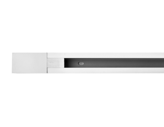 Трековый шинопровод однофазный 2м, с сетевым вводом и заглушкой Ambrella light GL7006