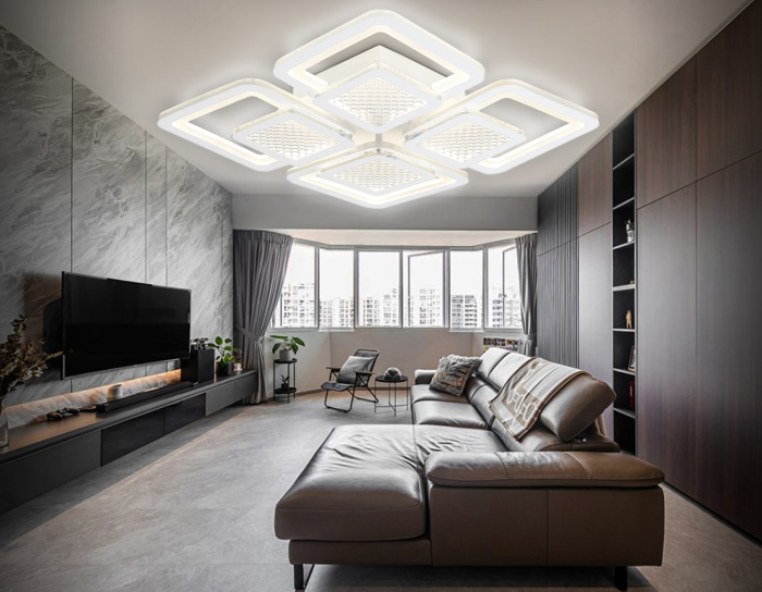 Потолочный светодиодный светильник с пультом Ambrella light FA4283