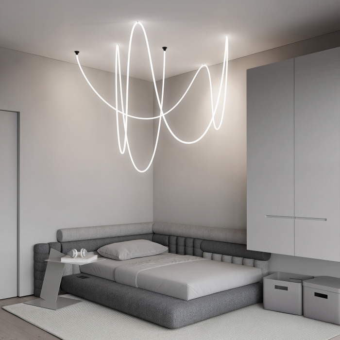 Боковые крепления (2 шт.) д/силикон. профиля-трубы D18 мм д/LED ленты Profiled 441890