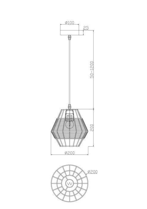 Подвесной светильник Freya FR5335PL-01B1