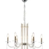 Люстра Crystal Lux AURELIO SP6 GOLD+CHROME/TRANSPARENT