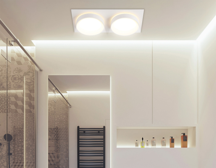 Светильник встраиваемый IP44 с высокой степенью пылевлагозащиты TECHNO SPOT AMBRELLA LIGHT TN6711