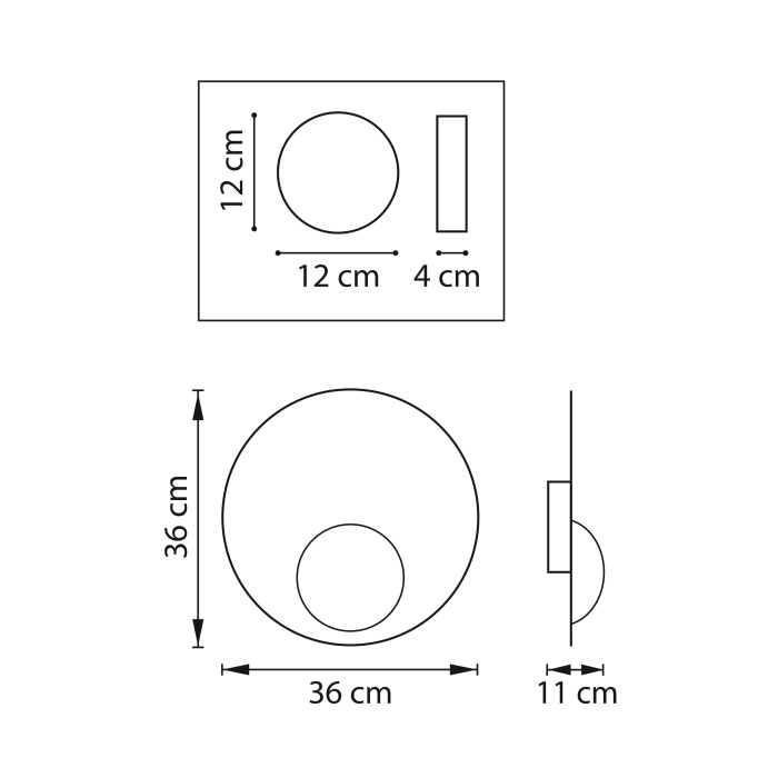 Бра Emisfero Lightstar 737237