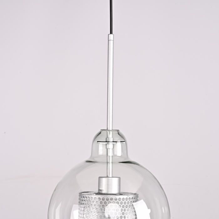 Подвесной светильник CATCH F pear silver D25 ImperiumLoft