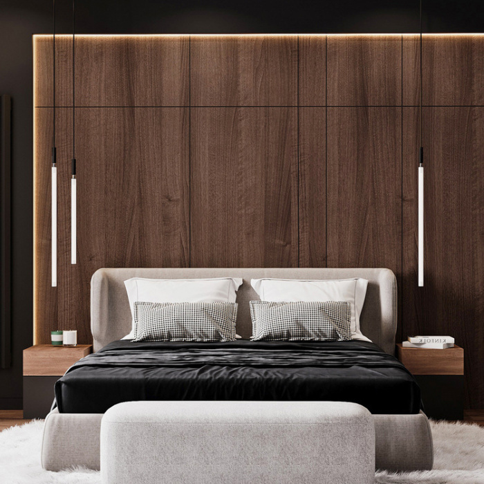 Подвесной светильник DELIA L100 black 4000К ImperiumLoft