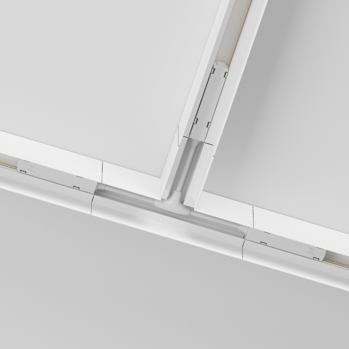 Коннектор Т-образный Gravity накладной белый Maytoni TRA010CT-41W